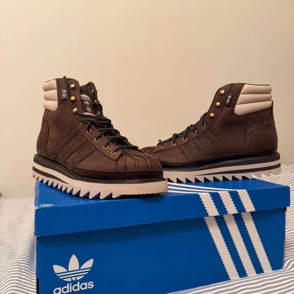 adidas x CLOT Men’s High-Top Lace-Up Boots - Picture 9 of 12